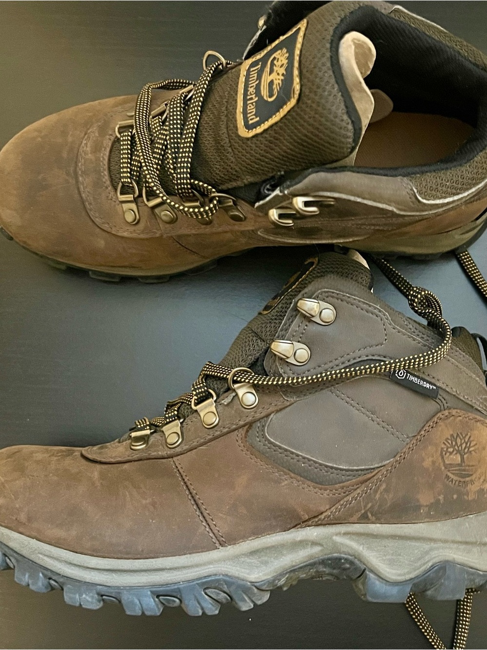 Timberland Waterproof Brown Leather Trail Hiking Boots